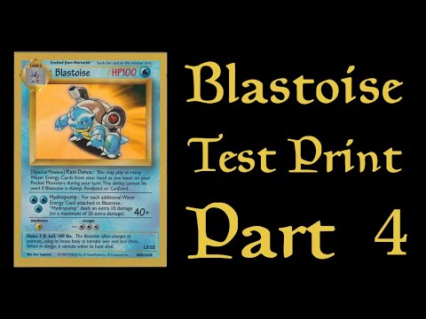Blastoise Test Print Part 4 : Other Cool Stuff From The Same Source   Pokémon & MTG
