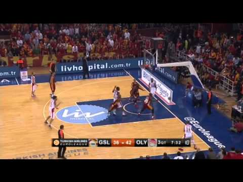 (HD) Galatasaray Liv Hospital - Olympiacos (Highlights - Özet) Euroleague 2013-2014