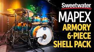 Video thumbnail for Mapex Armory 6-piece Studioease Fast Tom Shell Pack — Ocean Sunset Demo by Sweetwater