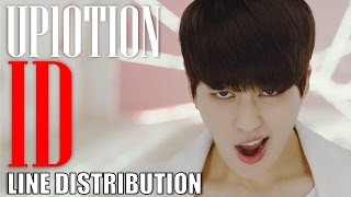 UP10TION - ID (Line Distribution / Color Coded)