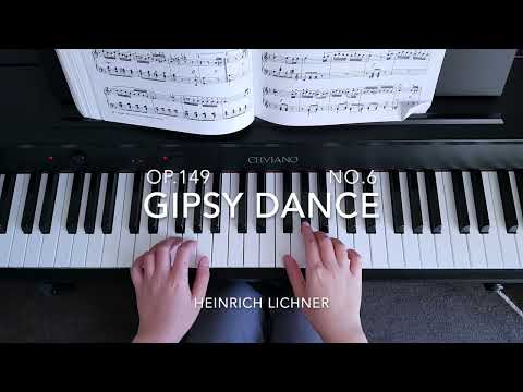 Gipsy Dance Op.149 No.6 by Heinrich Lichner | Piano Pieces for Children | Piano Demo