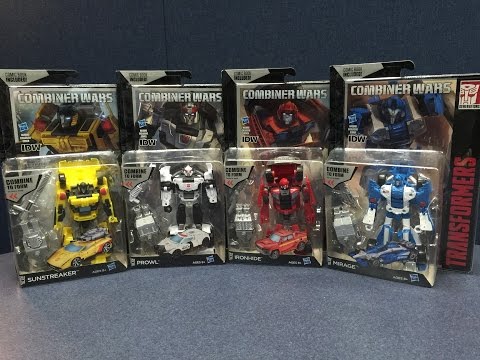Transformers: Combiner Wars - Deluxe Class WAVE 4 (Sunstreaker, Ironhide, Mirage, Prowl)