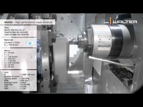 M4000: M4256, M4257 and M4258 porcupine milling cutters, long edge milling - Walter Tools