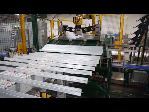 Robotic Case Tray Packer - Flexi Packer, Ceiling Grids - BW Integrated Systems