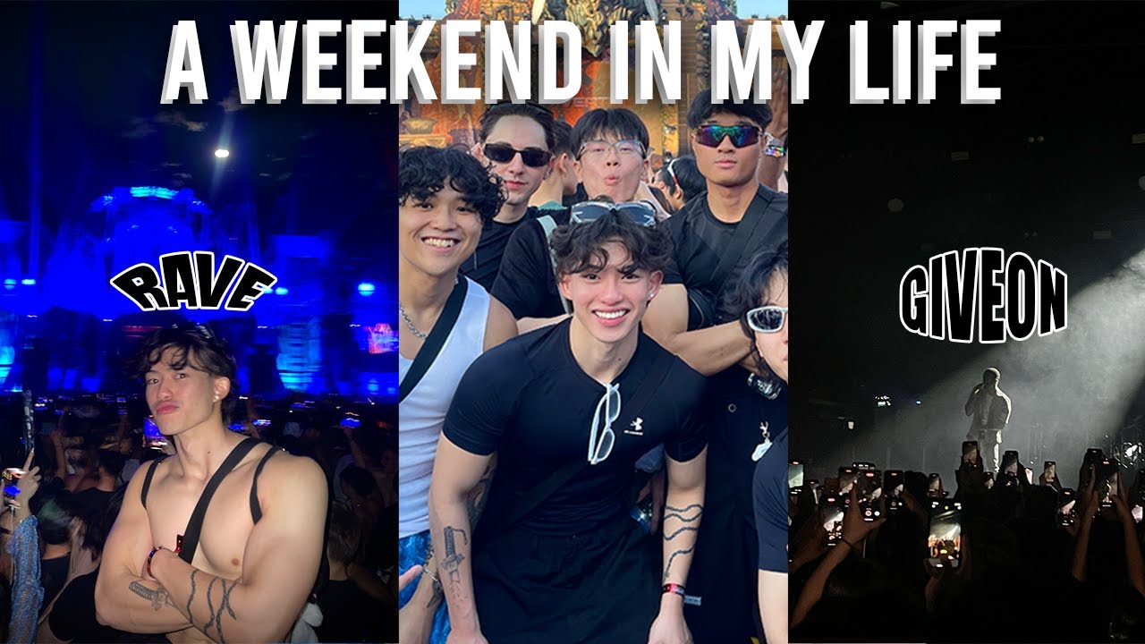 AN EVENTFUL WEEKEND IN MY LIFE  (giveon concert, rave festival) | KING HENRY