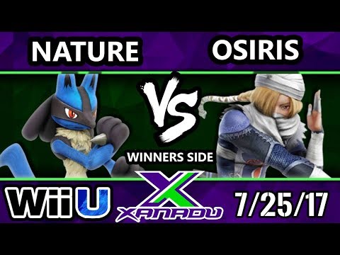 S@X 212 - Nature (Lucario, Mewtwo) Vs. Osiris (Sheik) - SSB4 Tournament - Smash 4 - Smash for Wii U.