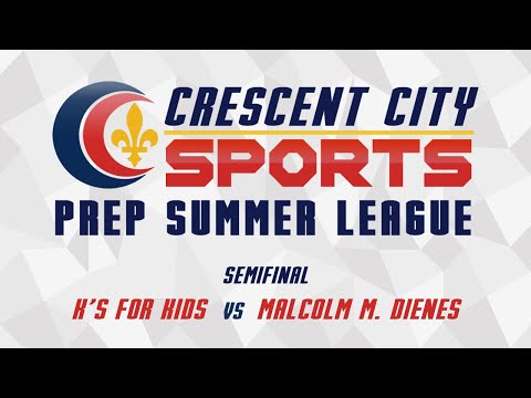 Crescent City Sports Prep Summer League Baseball - K's for Kids vs. Malcolm M. Dienes