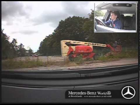 Ryan's First Driving Lesson at Mercedes Benz World!