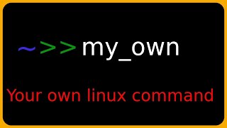 How to create your own linux command? - C programming