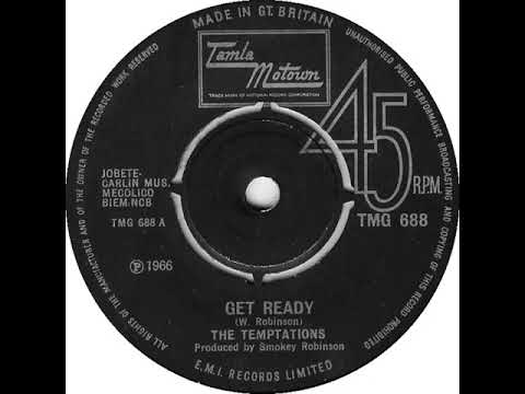 UK New Entry 1969 (44) The Temptations - Get Ready