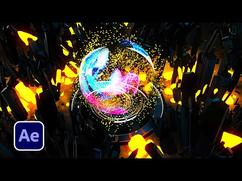 Easy After Effects Tutorial Particles Logo Text Animation Download Free Template