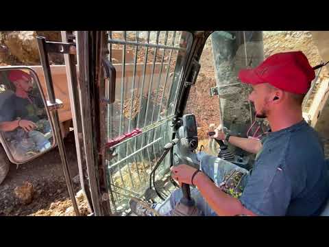 Caterpillar 385C Excavator And Terex RH30 With Xcentric Ripper - Sotiriadis Mining Works