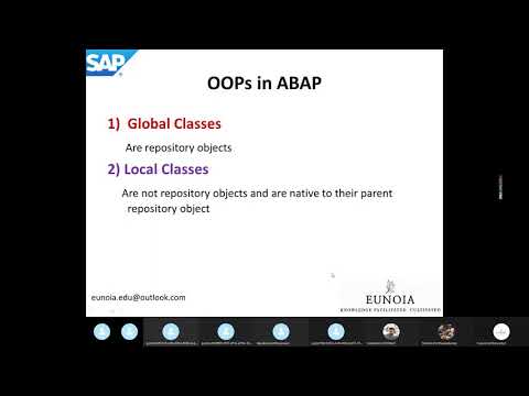 SAP Object Oriented ABAP