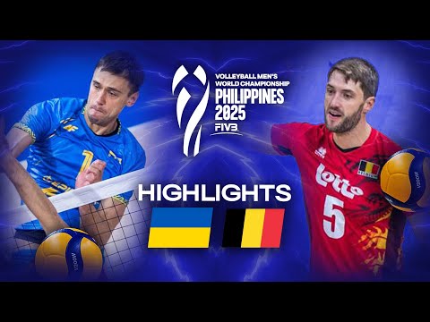 Ukraine 🇺🇦 vs. Belgium 🇧🇪 - Highlights | Men's World Championships 2025