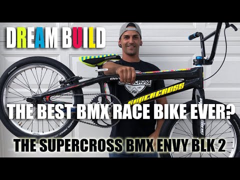 The Best BMX Racing Bike Ever?  - KJ Romero builds his new Supercross BMX Envy BLK 2 Dream Bike!