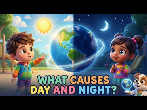 Why We Have DAY and NIGHT! | Fun Kids Science with Professor Paws