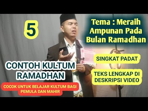 <p>untuk mendapatkan teks format PDF per tema 10rb, paket 5 tema 25rb.<br />
transfer ke rek Rek BRI 363801025721530<br />
AN *Akhmad Nurmasduki*<br />
konfirmasi dgn menunjukkan bukti transfer ke WhatsApp kami: api.whatsapp.com/send?phone=6282139230296<br />
atau cukup sekedar share video yg diminta teksnya ke medsos dan kirim bukti screenshotnya.<br />
File akan kami kirim via WA</p>
<p>السَّلَامُ عَلَيْكُمْ وَ رَحْمَةُ اللهِ وَبَرَكَاتُهُ</p>
<p>Bersyukur kepada Allah dengan ucapan al-Hamdulillah, bershalawat kepada baginda nabi dengan ucapan Allahumma sholli ‘ala sayyidina Muhammad wa ‘ala ali sayyidina Muhammad.</p>
<p>Bapak-bapak dan ibu-ibu yang insyaAllah di rahmati oleh Allah subhanahu wa ta'ala, pada kesempatan yang berbahagia ini insyaAllah sedikit kami akan berbagi tentang meraih ampunan pada bulan ramadhan, bapak-bapak dan ibu-ibu jamaah shalat tarawih yang insyaAllah di rahmati oleh Allah subhanahu wa ta'ala. kata orang tidak ada gading yang tak retak, tidak jalan tanpa lubang, tidak ada tawa tanpa tangis, begitu juga dengan manusia, tidak ada manusia tanpa dosa, tidak ada manusia tanpa salah, tidak ada manusia tanpa hilaf, selama kita masih dinamakan dengan manusia, kita pasti pernah berbuat dosa, dan terus akan berbuat dosa. </p>
<p>Maka sudah selayaknya, sepantasnya, dan memang sudah seharusnya, kita berupaya dan terus berupaya bagaimana caranya agar dosa-dosa kita diampuni oleh Allah subhanahu wa ta'ala. Untungnya buk, untungnya pak, sekarang kita sedang berada pada bulan ramadhan, bulan maghfiroh, bulan ampunan, kalau kita mau, kalau kita niat, kalau kita berusaha, kalau kita berupaya, insyaAllah dosa-dosa kita akan dihapus oleh Allah subhanahu wa ta'ala, bagaimana caranya? bagaimana teknik dan teknisnya? nabi muhammad shallAllahu ‘alaihi wasallam bersabda:</p>
<p>مَنْ صَامَ رَمَضَانَ إيْمَا نًا وَاحْتِسَابًا غُفِرَ لَهُ مَا تَقَدَّمَ مِنْ ذَنْبِهِ </p>
<p>Barangsiapa berpuasa dibulan Ramadhan karena Iman dan mengharap pahala dari Allah maka akan diampuni dosa-dosanya yang telah lalu. (HR Bukhari dan Muslim)<br />
Sumber: islam.nu.or.id/ubudiyah/keistimewaan-bulan-ramadhan-dan-doa-doa-pilihan-Qfyit </p>
<p>Kata nabi barangsiapa yang berpuasa karena imanan wahtisaban karena iman dan murni mengharapkan pahala dari Allah maka akan diampuni dosa-dosanya yang lalu. Allahu akbar. jadi pak bu, kalau kita berpuasa dengan landasan iman dan ihtisaban, insyaAllah dosa-dosa kita akan diampuni oleh Allah subhanahu wa ta'ala, apa itu yang dimaksud dengan iman? maksudnya kita beribadah puasa dengan landasan iman, landasan yakin, landasan percaya bahwa puasa ini benar-benar perintah Allah subhanahu wa ta'ala. efeknya, dampaknya, kalau kita puasa ini karena iman tentu kita akan berpuasa dengan puasa yang sesungguhnya, menjauhi apa yang membatalkan puasa, dan menjauhi apa-apa yang merusak pahala puasa. Karena jangan sampai kita puasa tidak ada yang kita dapatkan kecuali lapar dan dahaga.</p>
<p>كَمْ مِنْ صَائِمٍ لَيْسَ لَهُ مِنْ صِيَامِهِ إِلاَّ الْجُوْعِ وَالْعَطْشِ </p>
<p>Banyak orang yang berpuasa ia tidak mendapatkan apa-apa kecuali lapar dan dahaga. </p>
<p>Bapak ibu yang berbahagia, lalu ihtisaban murni mengharapkan ridha Allah subhanahu wa ta'ala, jangan sampai kita puasa pak buk karena agar dibilang ‘alim, karena ingin dibilang shaleh, karena ingin dibilang taat beragama, ingin dipandang ini, ingin dibilang itu, jangan pak! jangan buk! percuma nanti puasa kita. maka kita berupaya meluruskan niat, memantapkan hati bahwa kita berpuasa murni karena mengharap ridha Allah subhanahu wa ta'ala, semoga kita semua yang hadir di sini benar-benar mampu menjalankan ibadah puasa dalam artian yang sesungguhnya aamiin Allahumma aamiin... Allahumma aamiin... aamiin ya rabbal ‘alamiin...</p>
<p>Bapak-bapak dan ibu-ibu yang berbahagia, mungkin kita berpikir pak, mungkin kita berpikir bu, dosa kita sudah terlalu besar, dosa kita sudah terlalu banyak, apakah mungkin Allah mau mengampuni dosa-dosa kita itu, insyaAllah pak, insyaAllah buk, selama bukan dosa syirik insyaAllah Allah akan mengampuni dosa kita.</p>
<p>إِنَّ اللَّهَ لَا يَغْفِرُ أَنْ يُشْرَكَ بِهِ وَيَغْفِرُ مَا دُونَ ذَٰلِكَ لِمَنْ يَشَاءُ ۚ وَمَنْ يُشْرِكْ بِاللَّهِ فَقَدِ افْتَرَىٰ إِثْمًا عَظِيمًا</p>
<p>Sesungguhnya Allah tidak akan mengampuni dosa syirik, dan Dia mengampuni segala dosa yang selain dari (syirik) itu, bagi siapa yang dikehendaki-Nya. Barangsiapa yang mempersekutukan Allah, maka sungguh ia telah berbuat dosa yang besar.</p>
<p>Semoga kita semua keluar dari bulan romadhon ini, dosa – dosa kita diampuni oleh Allah SWT, aamiin Allahumma aamiin, Allahumma aamiin, aamiin ya robbal alamiin.</p>
<p>Bapak-bapak dan ibu-ibu yang insyaAllah di rahmati oleh Allah subhanahu wa ta'ala, kiranya inilah yang bisa kami sampaikan, terima kasih atas segala perhatian mohon maaf atas segala kekurangan </p>
<p>wAllahul muwaffiq Ila aqwamit Thariq</p>
<p>.وَالسَّلَامُ عَلَيْكُمْ وَ رَحْمَةُ اللهِ وَبَرَكَاتُهُ</p>
<p> </p>
<p>untuk mendapatkan teks format PDF per tema 10rb, paket 5 tema 25rb.<br />
transfer ke rek Rek BRI 363801025721530<br />
AN *Akhmad Nurmasduki*<br />
konfirmasi dgn menunjukkan bukti transfer ke WhatsApp kami: api.whatsapp.com/send?phone=6282139230296<br />
atau cukup sekedar share video yg diminta teksnya ke medsos dan kirim bukti screenshotnya.<br />
File akan kami kirim via WA</p>
<p>السَّلَامُ عَلَيْكُمْ وَ رَحْمَةُ اللهِ وَبَرَكَاتُهُ</p>
<p>Bersyukur kepada Allah dengan ucapan al-Hamdulillah, bershalawat kepada baginda nabi dengan ucapan Allahumma sholli ‘ala sayyidina Muhammad wa ‘ala ali sayyidina Muhammad.</p>
<p>Bapak-bapak dan ibu-ibu yang insyaAllah di rahmati oleh Allah subhanahu wa ta'ala, pada kesempatan yang berbahagia ini insyaAllah sedikit kami akan berbagi tentang meraih ampunan pada bulan ramadhan, bapak-bapak dan ibu-ibu jamaah shalat tarawih yang insyaAllah di rahmati oleh Allah subhanahu wa ta'ala. kata orang tidak ada gading yang tak retak, tidak jalan tanpa lubang, tidak ada tawa tanpa tangis, begitu juga dengan manusia, tidak ada manusia tanpa dosa, tidak ada manusia tanpa salah, tidak ada manusia tanpa hilaf, selama kita masih dinamakan dengan manusia, kita pasti pernah berbuat dosa, dan terus akan berbuat dosa. </p>
<p>Maka sudah selayaknya, sepantasnya, dan memang sudah seharusnya, kita berupaya dan terus berupaya bagaimana caranya agar dosa-dosa kita diampuni oleh Allah subhanahu wa ta'ala. Untungnya buk, untungnya pak, sekarang kita sedang berada pada bulan ramadhan, bulan maghfiroh, bulan ampunan, kalau kita mau, kalau kita niat, kalau kita berusaha, kalau kita berupaya, insyaAllah dosa-dosa kita akan dihapus oleh Allah subhanahu wa ta'ala, bagaimana caranya? bagaimana teknik dan teknisnya? nabi muhammad shallAllahu ‘alaihi wasallam bersabda:</p>
<p>مَنْ صَامَ رَمَضَانَ إيْمَا نًا وَاحْتِسَابًا غُفِرَ لَهُ مَا تَقَدَّمَ مِنْ ذَنْبِهِ </p>
<p>Barangsiapa berpuasa dibulan Ramadhan karena Iman dan mengharap pahala dari Allah maka akan diampuni dosa-dosanya yang telah lalu. (HR Bukhari dan Muslim)<br />
Sumber: islam.nu.or.id/ubudiyah/keistimewaan-bulan-ramadhan-dan-doa-doa-pilihan-Qfyit </p>
<p>Kata nabi barangsiapa yang berpuasa karena imanan wahtisaban karena iman dan murni mengharapkan pahala dari Allah maka akan diampuni dosa-dosanya yang lalu. Allahu akbar. jadi pak bu, kalau kita berpuasa dengan landasan iman dan ihtisaban, insyaAllah dosa-dosa kita akan diampuni oleh Allah subhanahu wa ta'ala, apa itu yang dimaksud dengan iman? maksudnya kita beribadah puasa dengan landasan iman, landasan yakin, landasan percaya bahwa puasa ini benar-benar perintah Allah subhanahu wa ta'ala. efeknya, dampaknya, kalau kita puasa ini karena iman tentu kita akan berpuasa dengan puasa yang sesungguhnya, menjauhi apa yang membatalkan puasa, dan menjauhi apa-apa yang merusak pahala puasa. Karena jangan sampai kita puasa tidak ada yang kita dapatkan kecuali lapar dan dahaga.</p>
<p>كَمْ مِنْ صَائِمٍ لَيْسَ لَهُ مِنْ صِيَامِهِ إِلاَّ الْجُوْعِ وَالْعَطْشِ </p>
<p>Banyak orang yang berpuasa ia tidak mendapatkan apa-apa kecuali lapar dan dahaga. </p>
<p>Bapak ibu yang berbahagia, lalu ihtisaban murni mengharapkan ridha Allah subhanahu wa ta'ala, jangan sampai kita puasa pak buk karena agar dibilang ‘alim, karena ingin dibilang shaleh, karena ingin dibilang taat beragama, ingin dipandang ini, ingin dibilang itu, jangan pak! jangan buk! percuma nanti puasa kita. maka kita berupaya meluruskan niat, memantapkan hati bahwa kita berpuasa murni karena mengharap ridha Allah subhanahu wa ta'ala, semoga kita semua yang hadir di sini benar-benar mampu menjalankan ibadah puasa dalam artian yang sesungguhnya aamiin Allahumma aamiin... Allahumma aamiin... aamiin ya rabbal ‘alamiin...</p>
<p>Bapak-bapak dan ibu-ibu yang berbahagia, mungkin kita berpikir pak, mungkin kita berpikir bu, dosa kita sudah terlalu besar, dosa kita sudah terlalu banyak, apakah mungkin Allah mau mengampuni dosa-dosa kita itu, insyaAllah pak, insyaAllah buk, selama bukan dosa syirik insyaAllah Allah akan mengampuni dosa kita.</p>
<p>إِنَّ اللَّهَ لَا يَغْفِرُ أَنْ يُشْرَكَ بِهِ وَيَغْفِرُ مَا دُونَ ذَٰلِكَ لِمَنْ يَشَاءُ ۚ وَمَنْ يُشْرِكْ بِاللَّهِ فَقَدِ افْتَرَىٰ إِثْمًا عَظِيمًا</p>
<p>Sesungguhnya Allah tidak akan mengampuni dosa syirik, dan Dia mengampuni segala dosa yang selain dari (syirik) itu, bagi siapa yang dikehendaki-Nya. Barangsiapa yang mempersekutukan Allah, maka sungguh ia telah berbuat dosa yang besar.</p>
<p>Semoga kita semua keluar dari bulan romadhon ini, dosa – dosa kita diampuni oleh Allah SWT, aamiin Allahumma aamiin, Allahumma aamiin, aamiin ya robbal alamiin.</p>
<p>Bapak-bapak dan ibu-ibu yang insyaAllah di rahmati oleh Allah subhanahu wa ta'ala, kiranya inilah yang bisa kami sampaikan, terima kasih atas segala perhatian mohon maaf atas segala kekurangan </p>
<p>wAllahul muwaffiq Ila aqwamit Thariq</p>
<p>.وَالسَّلَامُ عَلَيْكُمْ وَ رَحْمَةُ اللهِ وَبَرَكَاتُهُ</p>
<p> </p>