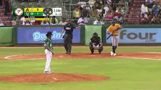 Eduarniel Núñez vs Águilas en San Pedro de Macoris, Octubre 25, 2023