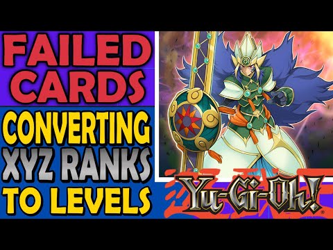 XYZ Ranks as Levels - Failed Cards, Archetypes, and Sometimes Mechanics in Yu-Gi-Oh