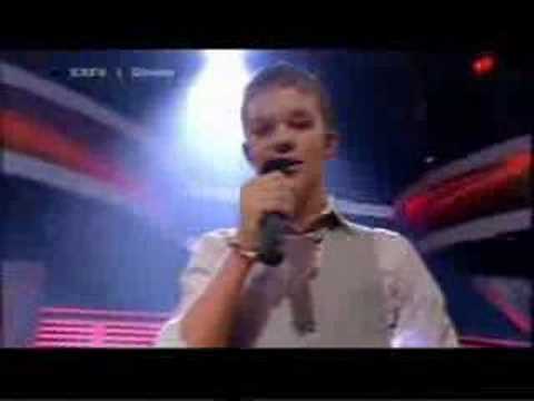 Martin from X-factor Singing "Kiss from a Rose"