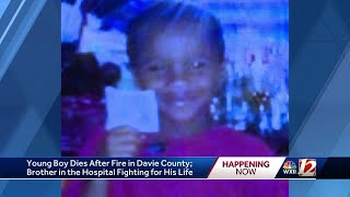 Seven-year-old dies from injuries in Davie County house fire