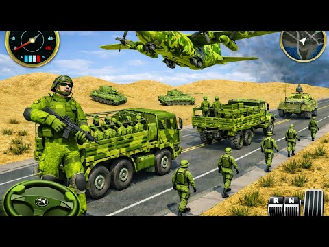 Army Truck Driving Cargo Games – US Offroad Army Truck Simulator 3D 2025 | Android Gameplay#part1