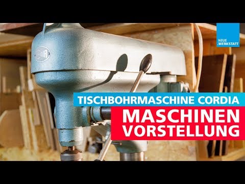 🔥 Dachbodenfund 🔥 50er Jahre Tischbohrmaschine Standbohrmaschine // CORDIA DT 13 / Werkstatt update