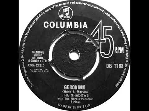 UK New Entry 1963 (264) The Shadows - Geronimo