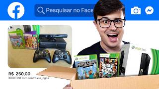 COMPREI um XBOX 360 no MARKETPLACE do FACEBOOK
