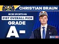 Christian Braun Selected No. 21 Overall by the Denver Nuggets | 2022 NBA Draft | CBS Sports HQ