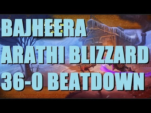 Bajheera - ARATHI BASIN BLIZZARD 36-0 BRAWL BEATDOWN - WoW Legion 7.3 Rank 1 Warrior PvP