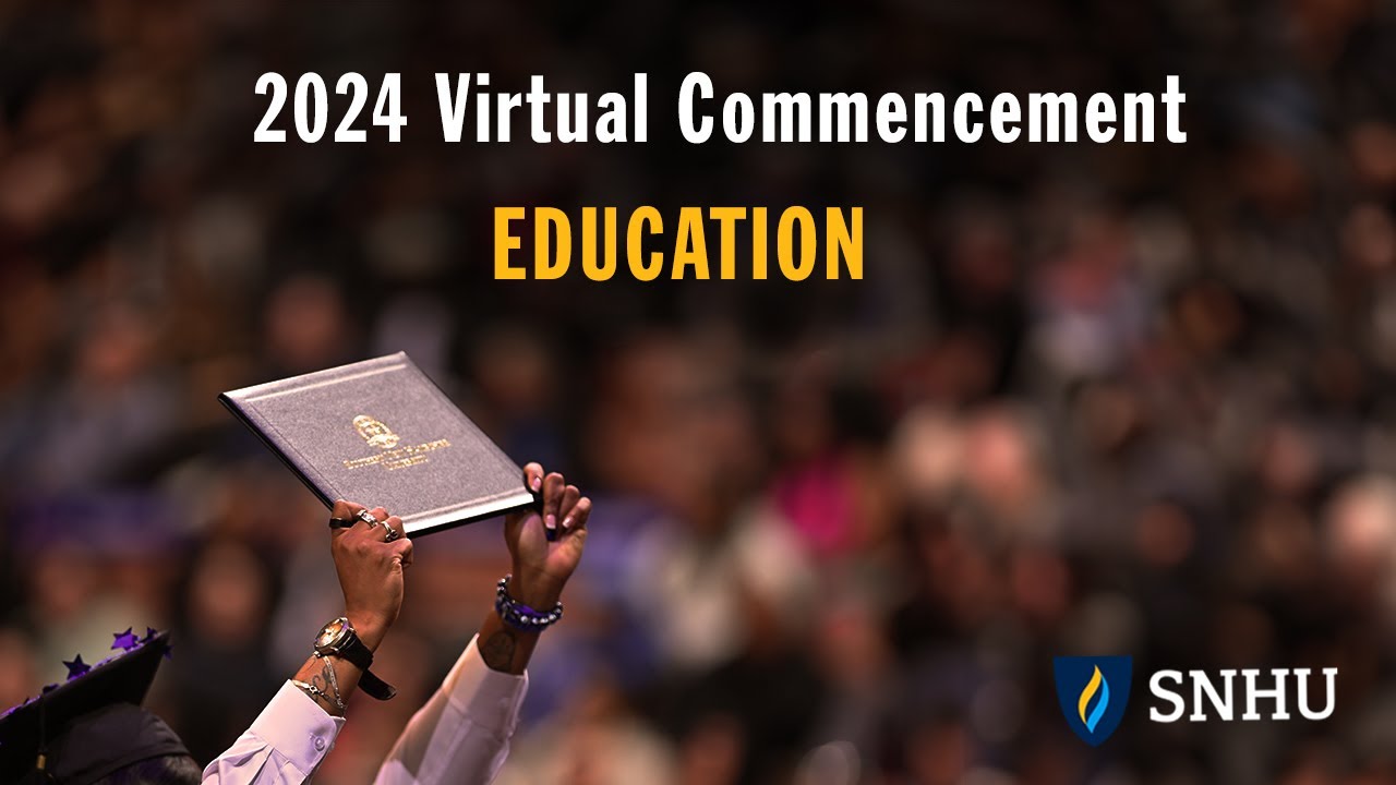 Virtual Commencement: Education Programs, Saturday, Dec 14 at 2pm ET