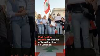 Madrid vigil honors 357 Lebanese killed in Israeli airstrikes after ceasefire