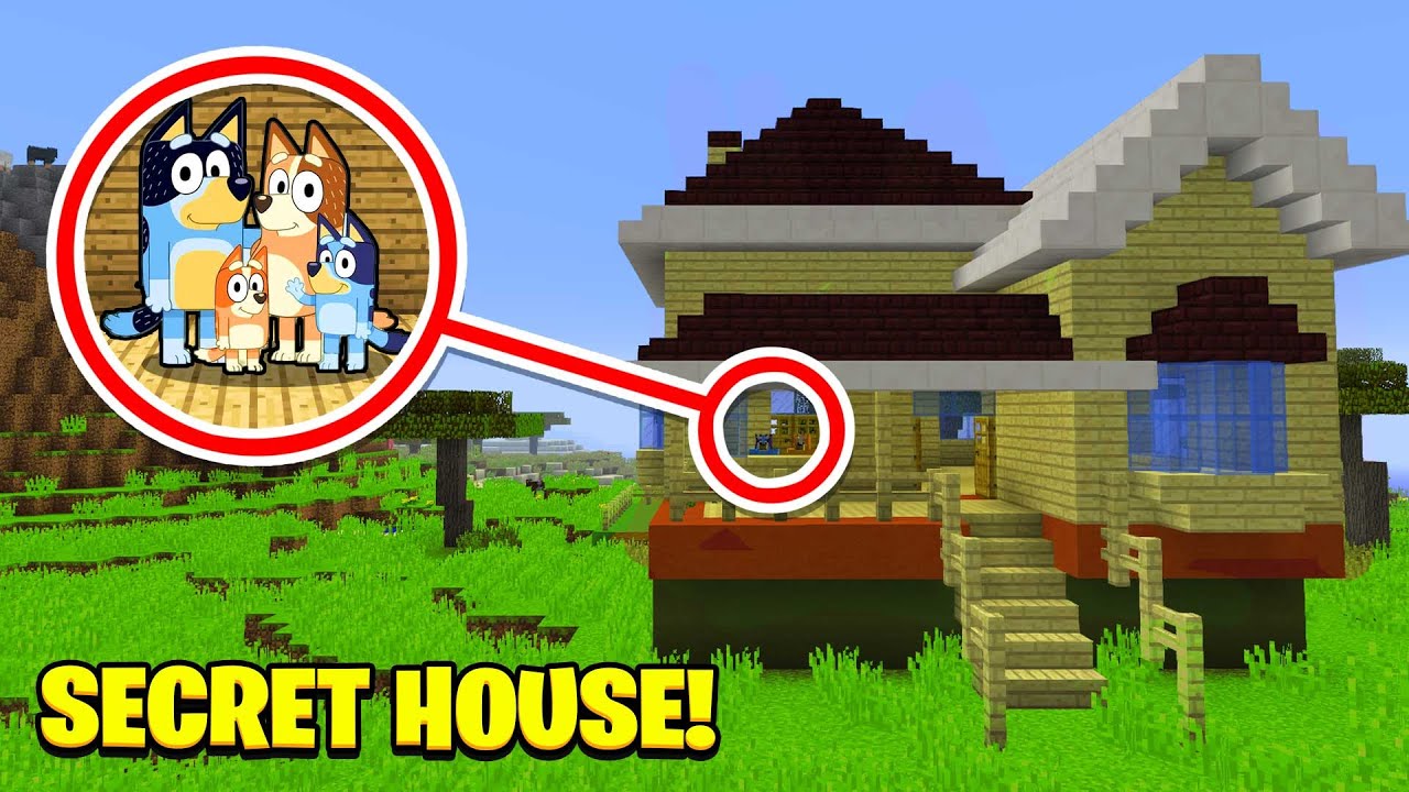 Whats Inside Blueys House In Minecraft?