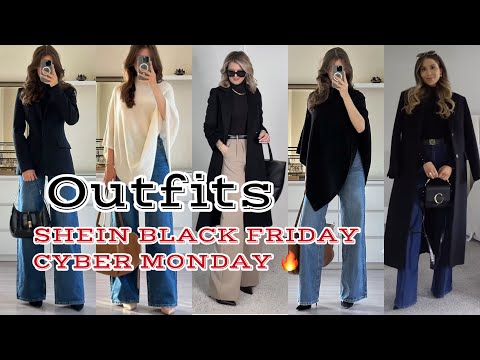 SHEIN BLACK FRIDAYCYBER MONDAY 🔥 HAUL MODA 2025 MUJER / MODA CON LOOKS EN TENDENCIA