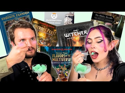 trying recipes from EVERY fantasy cookbook I own