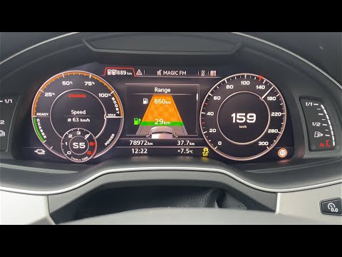 Audi Q7 4M e-tron 3.0 TDI quattro 374 HP 0-100 km/h & 0-100 mph Acceleration