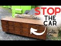 Dumpster Dresser- AMAZING RESTORATION of a trashed mid century dresser