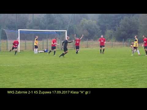 WKS Zabrnie - KS Żupawa (gol na 1-0 dla WKS) Klasa "A" (17.09.2017)