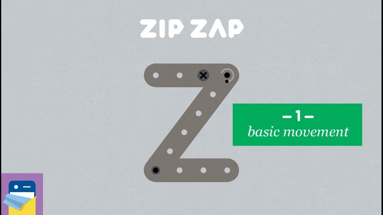 Zip—Zap: Chapter 1 Basic Movement Walkthrough & iOS Gameplay (by Philipp Stollenmayer / Kamibox)