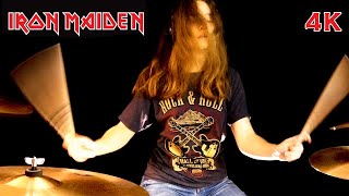 Video thumbnail of "Hallowed Be Thy Name (Iron Maiden); drum cover by Sina"