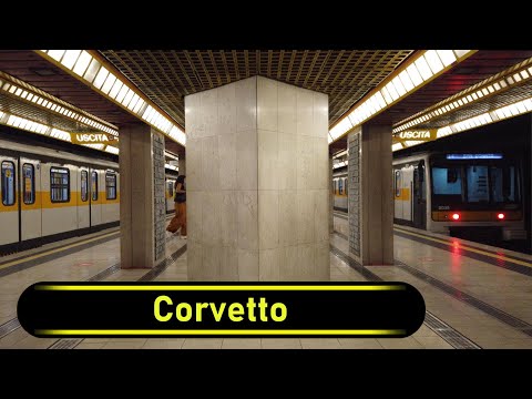 Metro Station Corvetto - Milan 🇮🇹 - Walkthrough 🚶