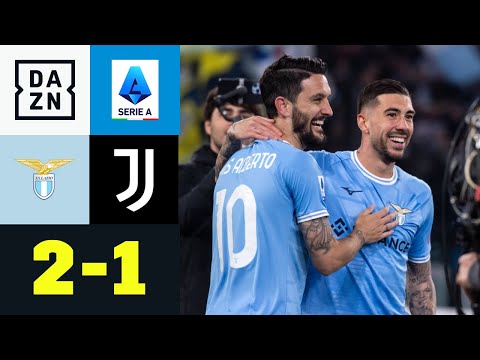 Lazio besiegt Bianconeri und untermauert Platz zwei: Lazio - Juventus Turin 2:1 | Serie A | DAZN