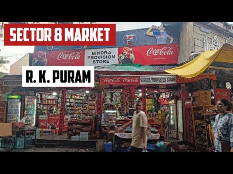 Walking Tour: Sector 8 Market, R. K. Puram, South Delhi. @newdelhibharat 