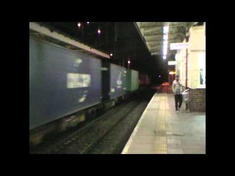 Stobart Rail 92017 & 66186 Work 4A06 Intermodal Through Harrow & Wealdstone