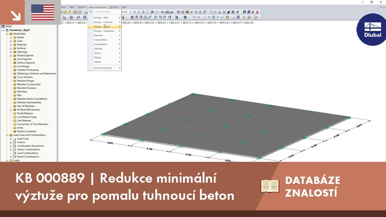 KB 000889 | Redukce minimální výztuže pro pomalu tuhnoucí beton