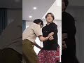 Tae Touching Jimin RM And Hobi Looked At Jungkook His Reaction
