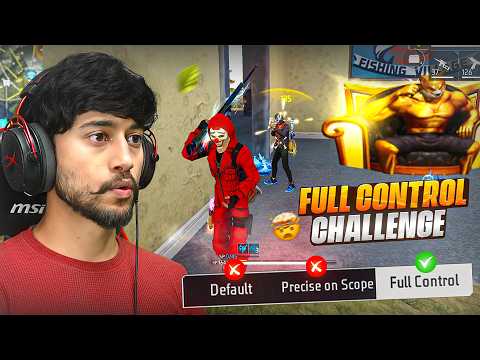I Did Hardest Challenge of Free Fire😱 Full Control Mode Gameplay
