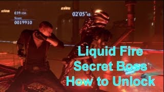 Secret Boss Liquid Fire: How To Unlock The Mercenaries Resident Evil 6 RE6 Tips Strategy