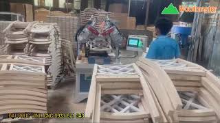 Vận hành thực tế Máy khoan cấy ốc lưng ghế WM-204 Woodmaster